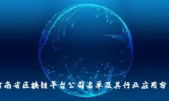 河南省区块链平台公司名