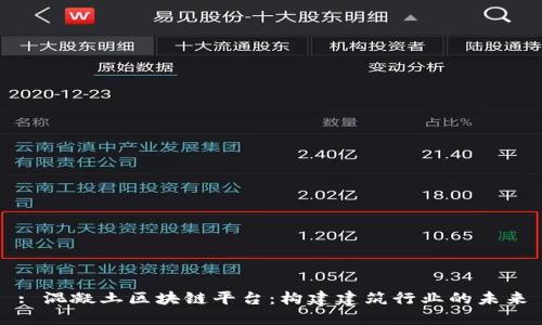 : 混凝土区块链平台：构建建筑行业的未来