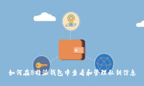 如何在B特派钱包中查看和管理私钥信息
