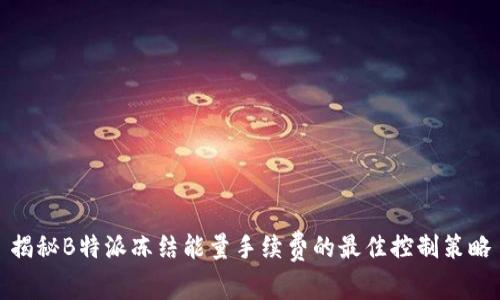 揭秘B特派冻结能量手续费的最佳控制策略