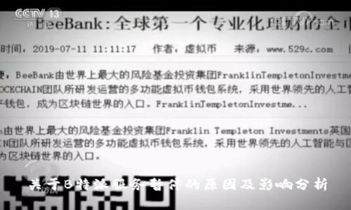 关于B特派服务暂停的原因及影响分析