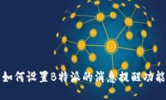 如何设置B特派的消息提醒