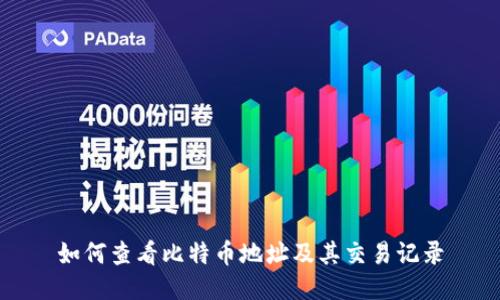 如何查看比特币地址及其交易记录