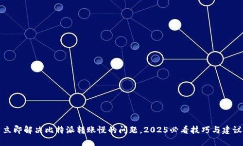 立即解决比特派转账慢的问题，2025必看技巧与建议